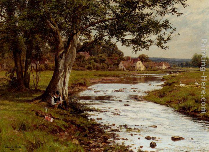 Edward Wilkins Waite An afternoon's fishing